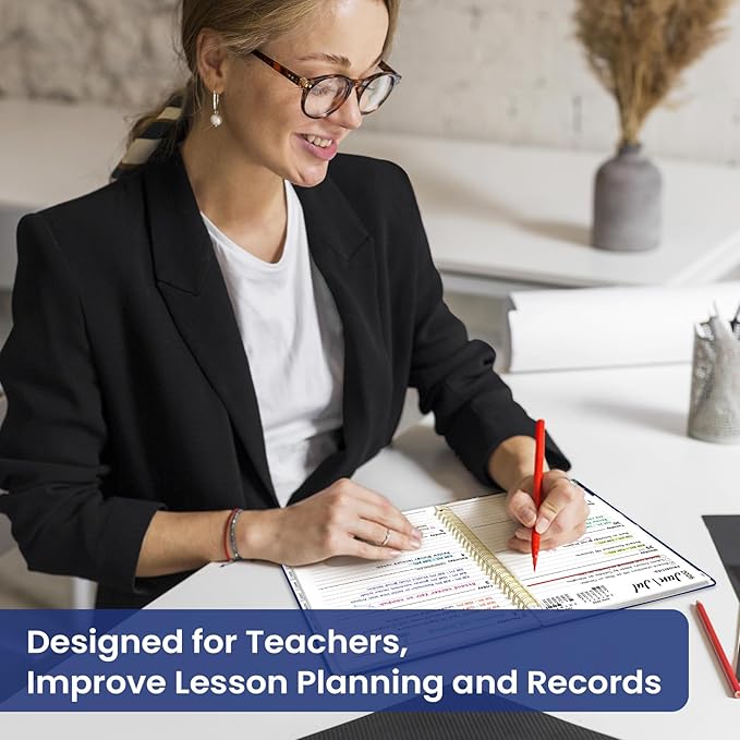 Planner 2026-2027, Academic Year Monthly and Weekly Calendar Planner, Jul 2026 - Jun 2027, Hardcover Teacher Student Planning Agenda book with Tabs, Perfect for School Office Supplies, 8.5" x 11" - Lavish Bloom