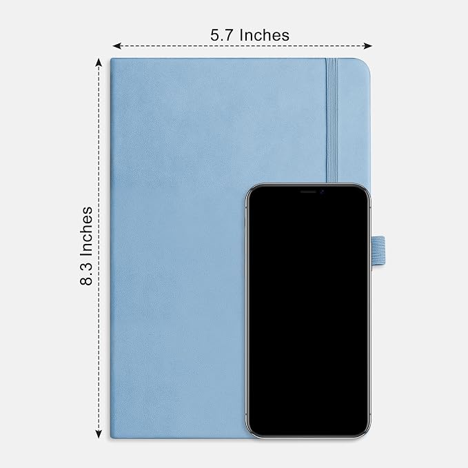 AHGXG Graph Grid Paper Notebook, 160 Pages, A5 Medium Size (5.7'' x 8.3'')