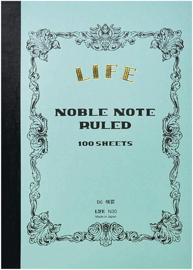 Life Notebook, Noble Notebook, Ruled, B6 N30