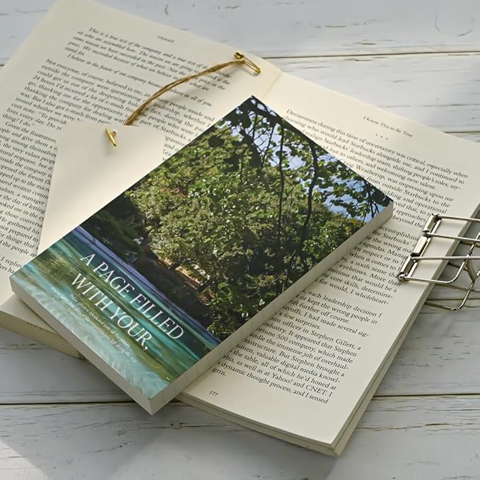 Monolike Capture The Life PVC Handy Notebook, Park - Exposed Binding, PVC cover, Academic, Journal, Diary, 160pages