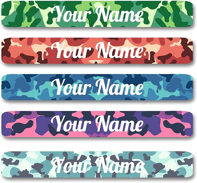 100 Pcs Personalized Labels for Kids School Supplies Waterproof, Custom Name Stickers Kids Labels for Travel, Daycare, Stationery