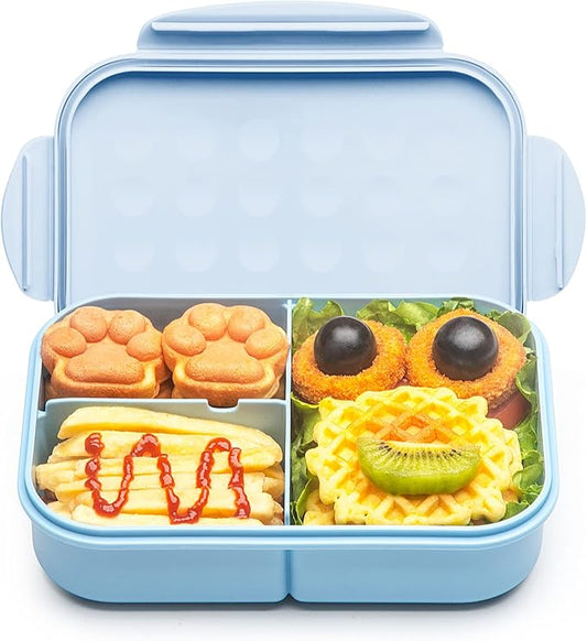 MISS BIG® Bento Box,Bento Box for Kids,Lunch Box Kids,Leakproof Kid Lunch Box,Lunch Containers No BPAs and Chemical Dyes,M/W,D/W & Fridge Safe(1150ml Blue)