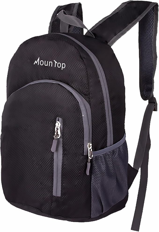 MounTop Outdoor Lightweight Foldable Water Resistant Backpack for Travel Hiking Riding