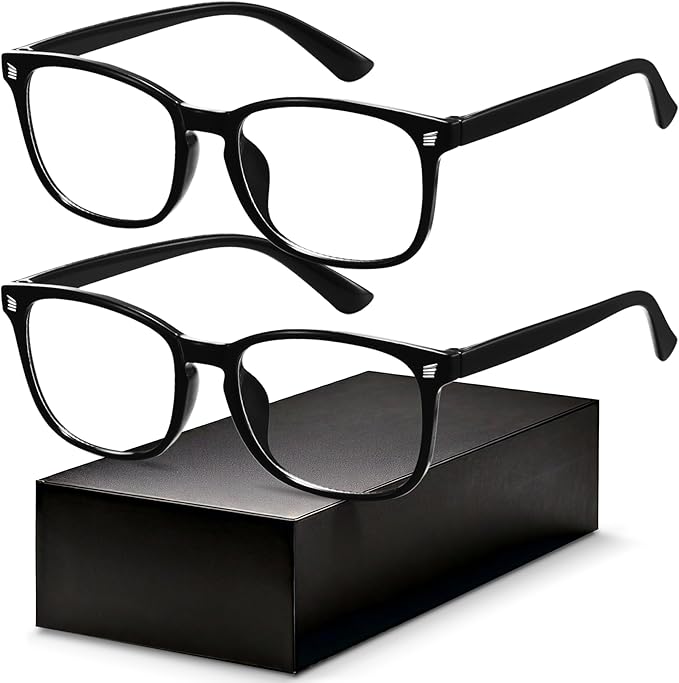 Gaoye Eyewear Frames for Men - Blue Light Blocking Square Glasses, Anti UV Ray Computer Gaming, Blue Blockers for Women