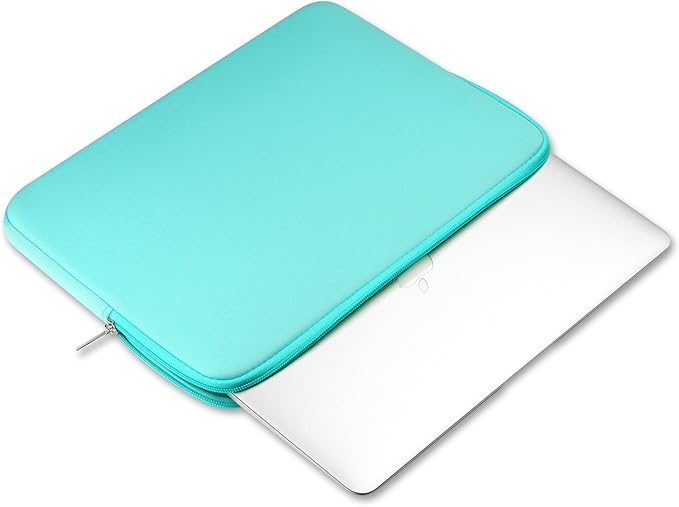 CCPK Laptop Sleeve 15.6" for MacBook Pro 16 inch Mac Air 15 inch M4 M3 Compatible with Hp Lenovo Dell Acer Computer Laptop Bag Sleeve Carrying Case Cover Protective Skin 15.6-16 inch Accessories, Mint