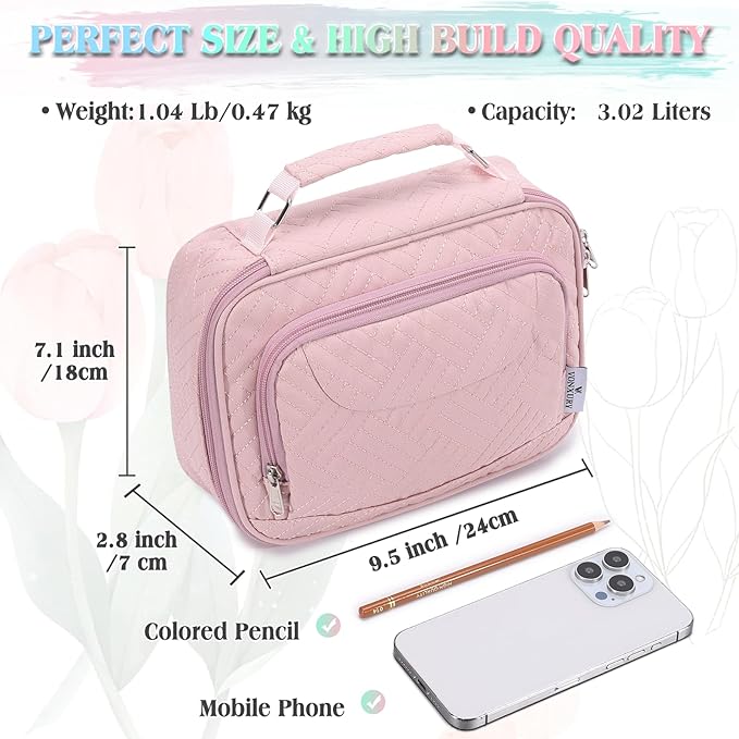 Large Pen Pencil Case,VONXURY High Capacity Art Colored Pencil Pouch Portable Stationery Organizer With 2 Detachable Layers 54 Slots Multiple Zipper Pockets for School Office College