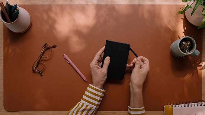 ANECDOTE. Small Journal Notebook for Men & Women, 192 Pages | Thick 80 GSM Lined Paper| Hardcover (5.5"x3.5" Pocket Size) | Daily Journaling Diary for Work, Travel, School & Office Use (Black)