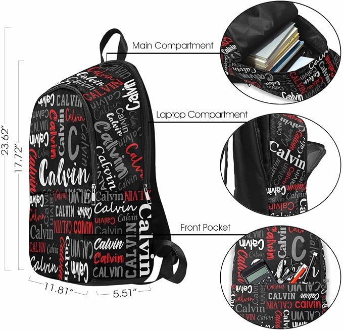 M YESCUSTOM Custom Name School Backpack for Girls Kids Boys Personalized Bookbag for Girls Elementary Kindergarten School Bag with Insulated Lunch Tote Little Kid Toddler Backpack
