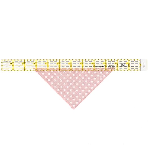 Omnigrid 1 x 12-Inch Ruler, Clear Quilting and Sewing Ruler