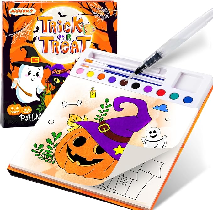 AGGKKY Paint with Water Coloring Books for Kids Toddlers Mess Free Watercolor Painting Sets Arts and Crafts for Kids 3+ Travel Activities Birthday Stocking Stuffers Toy Gift
