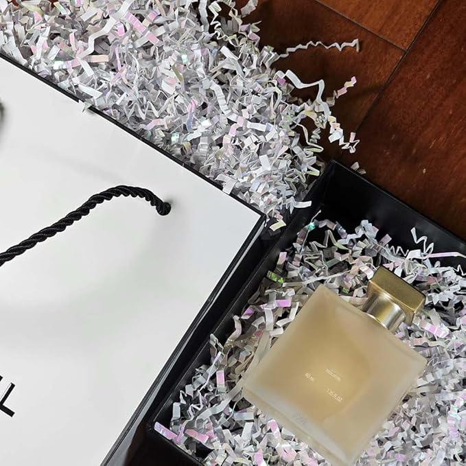 GoooodGift - 3 oz - Diamond White - Crinkle Cut Paper Shred Filler for Gift Wrapping, Gift Box Stuffing Birthdays, Basket Filling Mother's Day Christmas