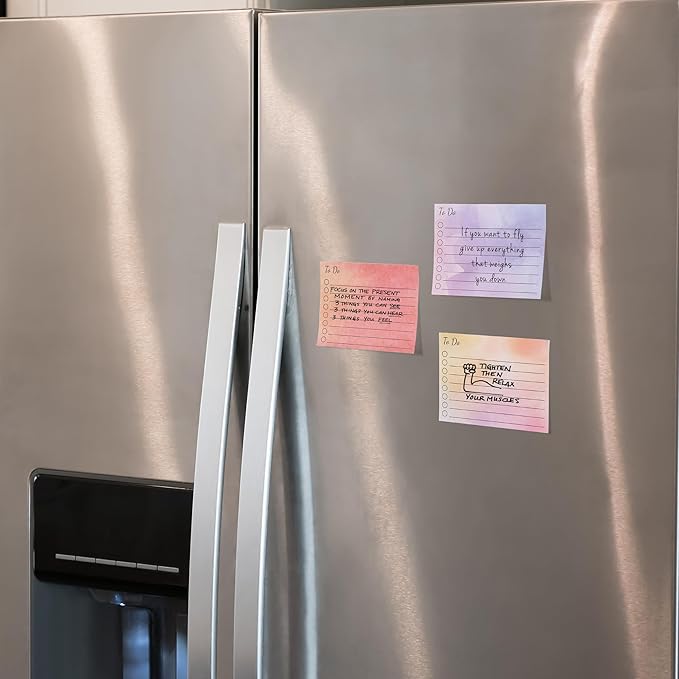 Mr. Pen- to Do List Sticky Notes, 3"x4", 9 Pads, 450 Sheets, Lined Checklist Sticky Pads with Smooth Writing, Easy Peel-Off, Thick Paper for Planning, Office, School & Daily Tasks