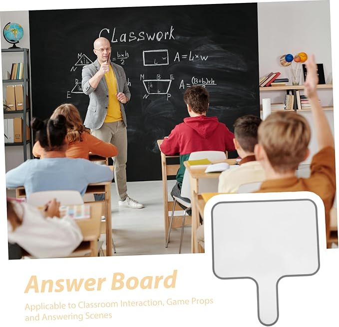 Homoyoyo Handheld Whiteboard Dry Erase Desk Whiteboard Markers for Writing for Scoreboard Voting
