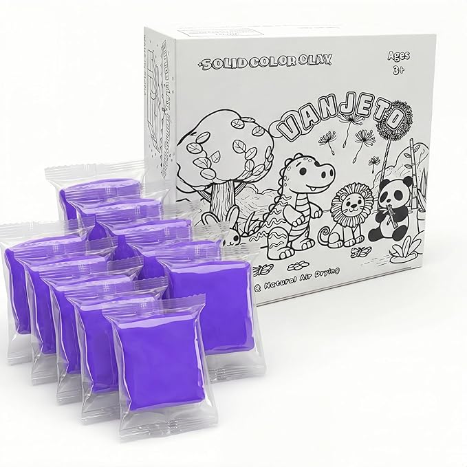 Modeling Clay for Kids, VANJETO Molding Magic Clay for Kids Air Dry, Super Soft Clay for DIY Slime, Ultra Light Air Dry Modeling Clay for Toddlers Children Teens, 7 OZ/Bag