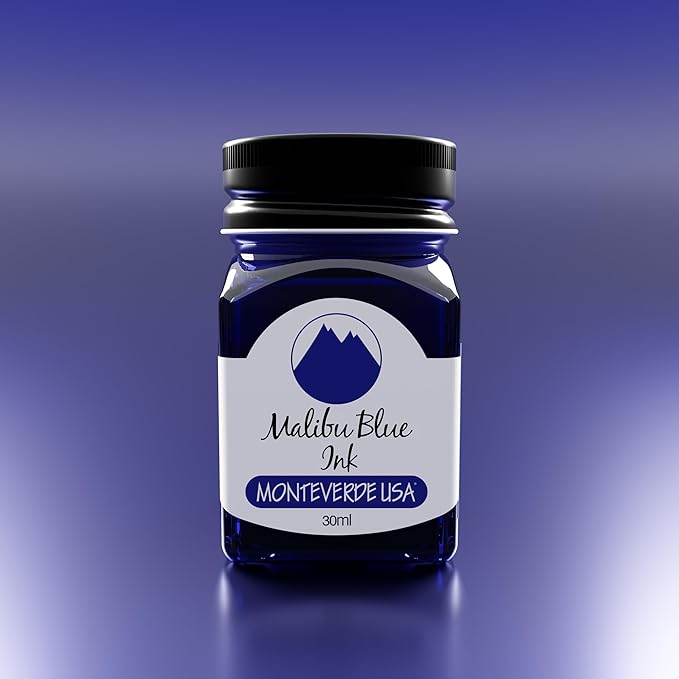 Monteverde USA Ink with ITF Technology, 30 ml Malibu Blue (G309MU)