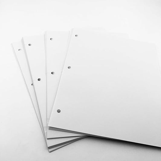 Loose Leaf Paper,(8.5" x 11") - 3-Hole Punched Letter, Filler Paper,Multi-Use Print & Copy Paper Brightness (500)