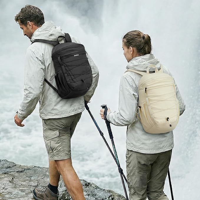 G4Free 20L Hiking Travel Backpack for Women Men | Lightweight Backpacks with Luggage Trolley Strap, Daypack for Outdoor Daily Camping