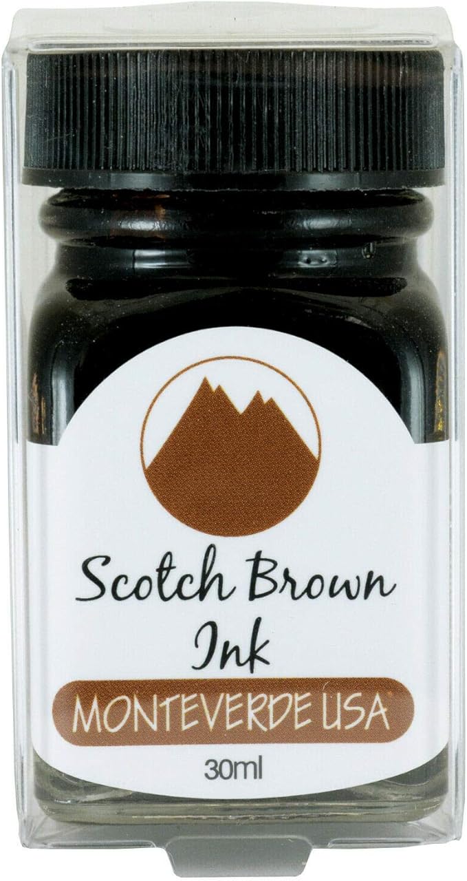 Monteverde USA Ink with ITF Technology, 30 ml Scotch Brown (G309SB)