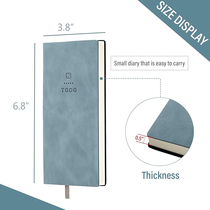 to Do List Notebook 196 Pages Daily to Do List Notepad for Work Pocket to Do List Undated Daily Planner Small Checklist Notebook