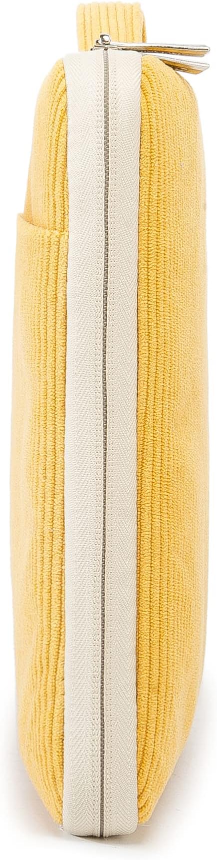 Kinmac 360° Protective Laptop Sleeve Case Bag Cover with Handle for MacBook Pro 16 inch,16 inch HP,Lenovo,Dell,ASUS,Acer Ultrabook and Business Laptop (Yellow Corduroy)