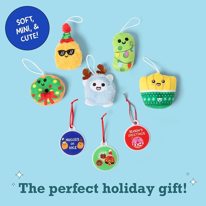 Emotional Support Advent Calendar by Relatable, Includes Mini Plush Toys and Ornaments, Fun and Stocking Stuffer for Loved Ones of All Ages, Includes 24 Ornaments in Countdown Calendar