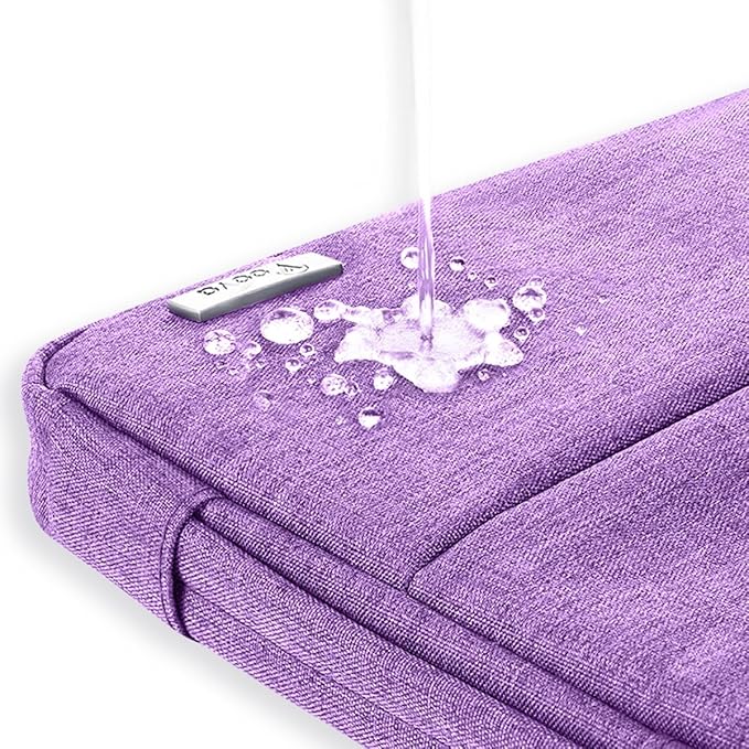 Voova Laptop Sleeve Carrying Case 14 15 Inch Compatible with MacBook Air 15 M2/M3/M4 2022-2025, MacBook Pro 15, Hp Chromebook 14, Waterproof Slim Computer Cover Bag,Lavender