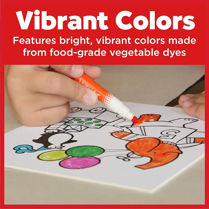 Faber-Castell DuoTip Washable Markers - 12 Markers, 24 Colors | Great for Spring Crafts (Ages 4+)