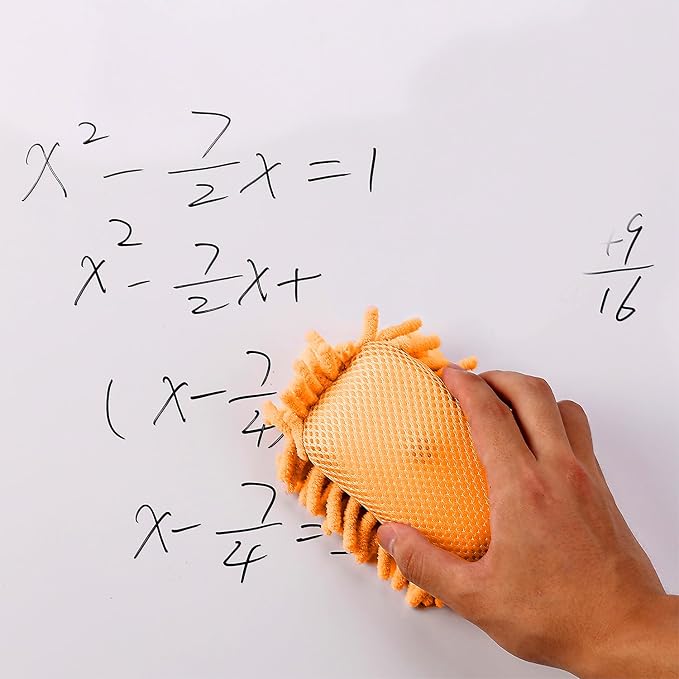 Mr. Pen- Magnetic Microfiber Shag Whiteboard Erasers, 4" x 6", 4 Pack