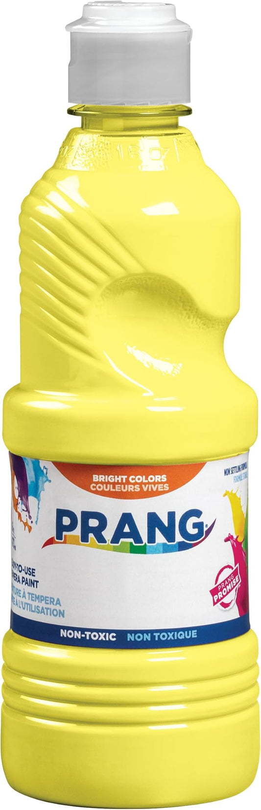 Prang Ready-to-Use Tempera Paint, Yellow, 16 Oz., 1 Count
