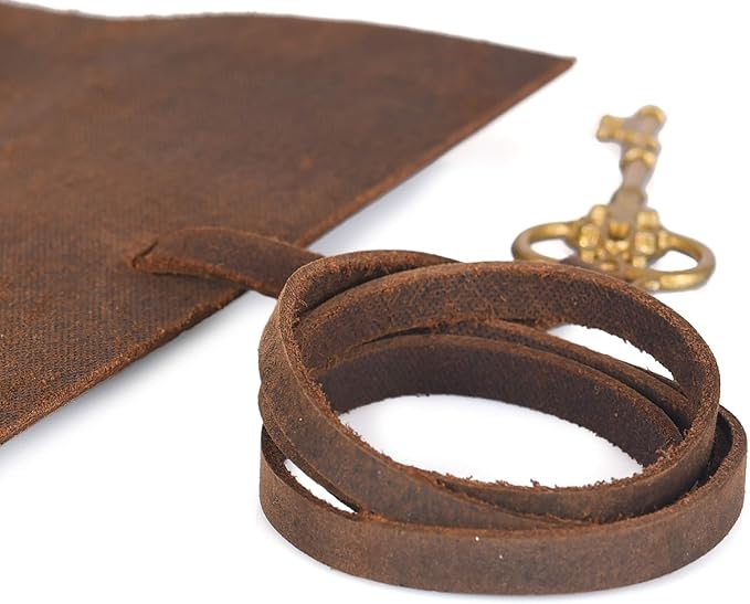 Leather Journal Travel Diary, Handmade Vintage Bound Notebook for Men & Women, Antique Key, Genuine Buffalo Leather- Quality Unlined Cream Paper Perfect for Notes, Art Sketchbook, 8X6 Inches, Cream