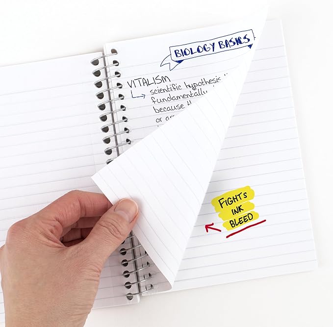 Five Star Spiral Notebook, 1 Subject, College Ruled Paper, 4-3/8" x 7", Personal Size, 80 Sheets, Fights Ink Bleed, Water Resistant Cover, Sedona Orange (450048CD1-ECM)