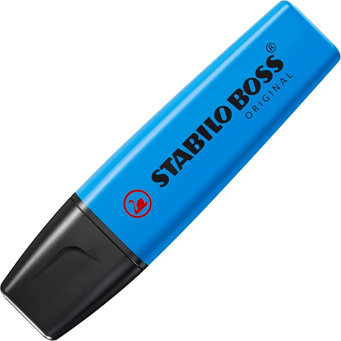 STABILO Highlighter BOSS ORIGINAL - Pack of 6 - Assorted Colors | Pack of 6 - Assorted Colours