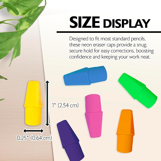 BAZIC Eraser Sets, 18 Per Pack