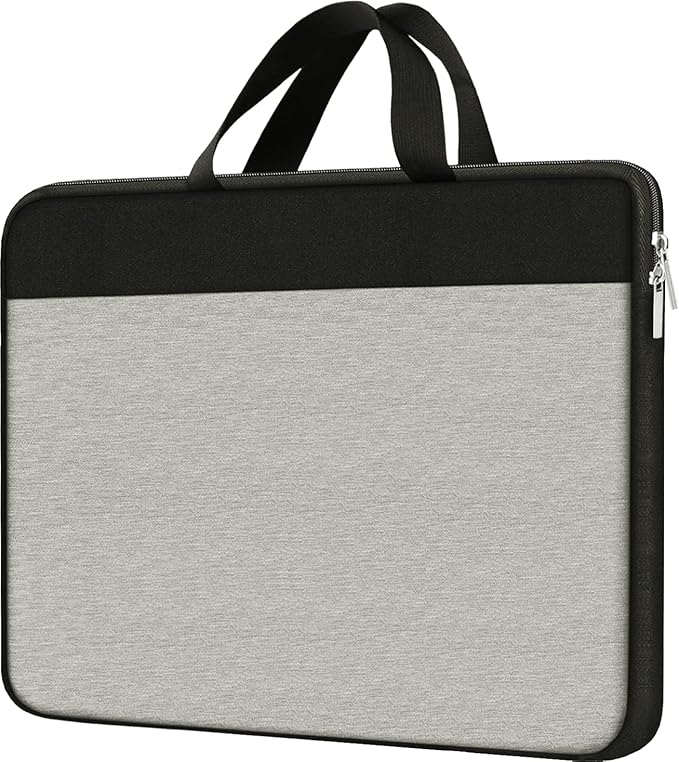 Laptop sleeve 15.6 inch, Laptop Case, laptop bag, Durable Shockproof Protective Computer Cover Carrying Bag Briefcase for 15" 15.6" HP Asus Acer Dell Lenovo Laptop Notebook Ultrabook, (Black/Grey)