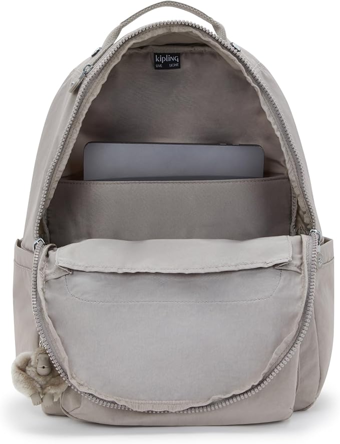 Kipling Women's Seoul 15" Laptop Backpack, Durable, Roomy with Padded Shoulder Straps, Built-In Protective Sleeve