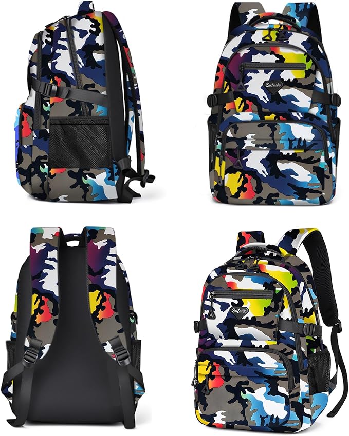 Casual Lightweight Backpacks for Boys & Girls, School Bookbags, 15 "Laptop Backpack, Travel Bag (212-mchua)
