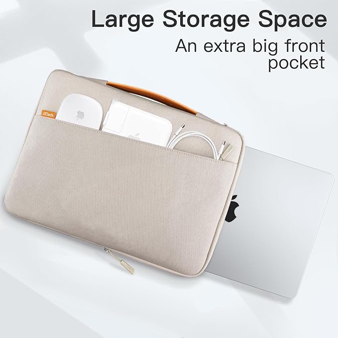 JETech Laptop Sleeve for 15-Inch MacBook Air (M2-M5, 2023-2026), MacBook Pro 15/16-Inch (M1-M5, 2019-2026), Bag Case with Portable Handle and Pocket (Starlight)