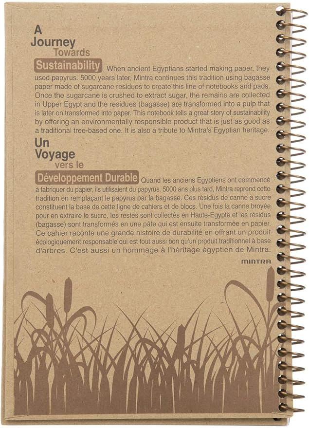 Mintra 100% Recycled Notebooks (Junior Size (6.5in x 9.5in), Design Set 3pk)