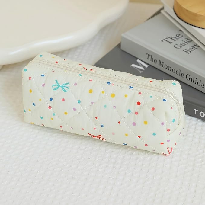 Pencil Case Pen Case Office College School Storage Bag Pouch Holder Box Organizer Makeup Pouch Cosmetic Bag Aesthetic Cute Pencil Case for Girls Boys Kids (T)