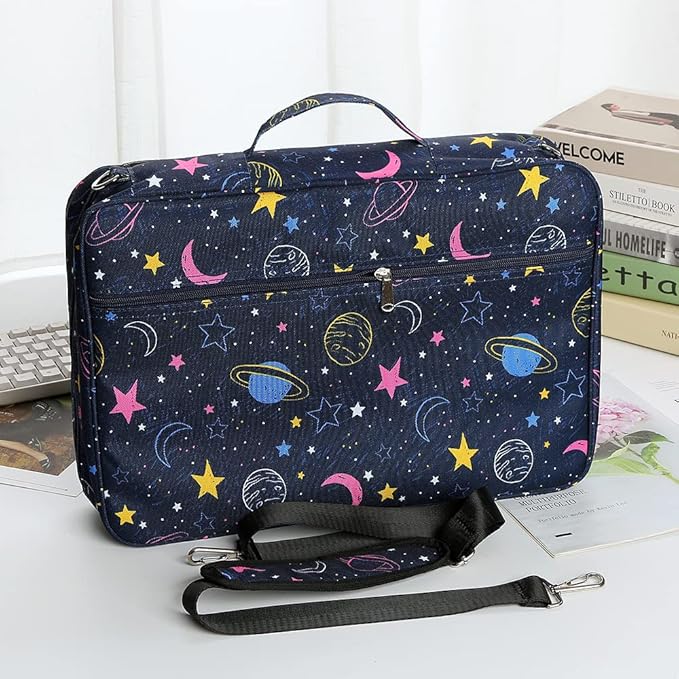 Lbxgap Portable Colored Pencil Case 480 Slots Pencil Case or 320 Gel Pen Case Large Capacity Pencil Organizer with Handle Strap Handy Colored Pencil Box for Artist