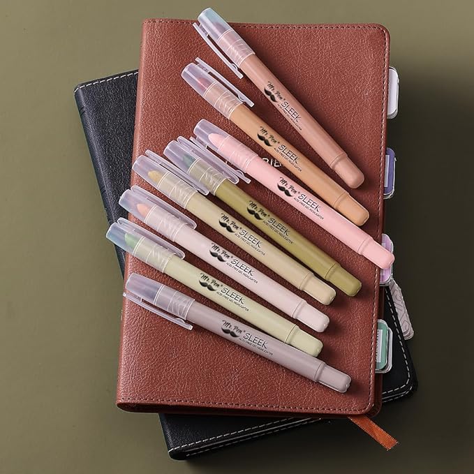 Mr. Pen- No Bleed Gel Highlighters, Assorted Colors, 8 Pack, Bible Highlighters and Pens No Bleed, Bible Markers for Study, Journaling, School Supplies and Accessories