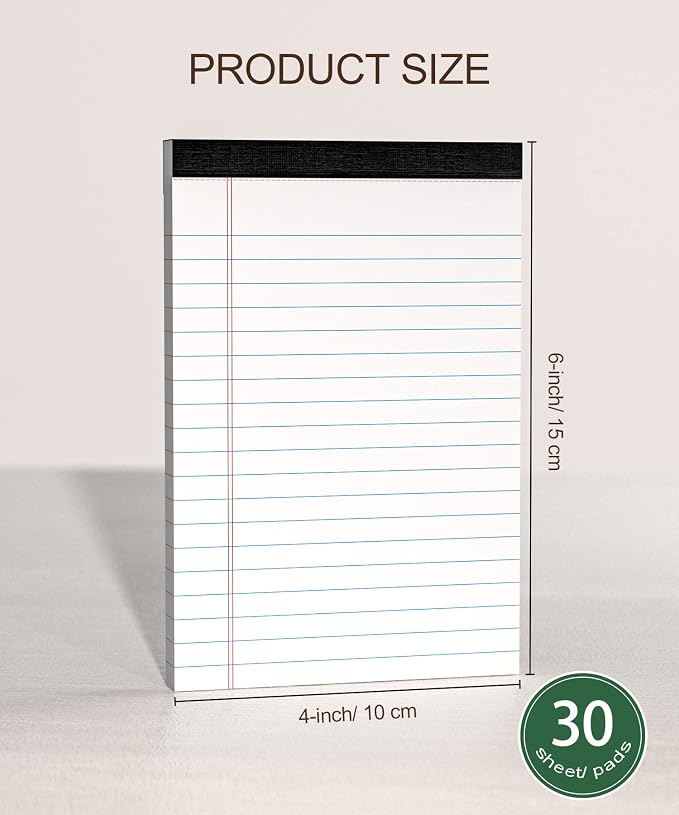 Legal Pads 4x6 Small Notepads, 14-Pck Note Pads for Work Pocket Notepad