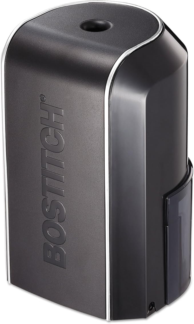 Bostitch Office Vertical Electric Pencil Sharpener, Powerful Stall-Free Motor, Prevents Over-Sharpening, Black