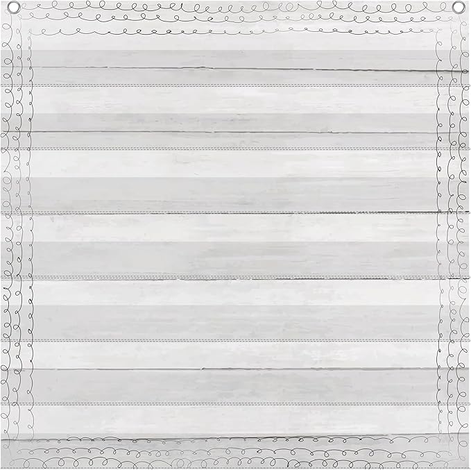 MotiMind Retro Standard Pocket Chart for Classroom, 7 Pockets Chart for Teacher Lessons Home Classroom School Aids Fits Standard 3'' Sentence Strips and Word Cards 28''x28'