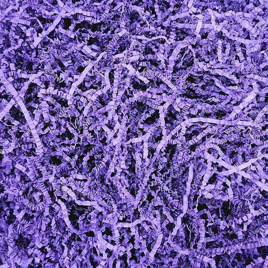 GoooodGift - 3 oz - Purple - Crinkle Cut Paper Shred Filler for Gift Wrapping, Gift Box Stuffing Birthdays, Basket Filling Mother's Day Christmas