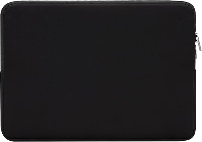 RAINYEAR 13 Inch Laptop Sleeve Compatible with 13.3" MacBook Air/Pro M1 M2 M3 M4 M5 A3449 A3240 A3113 A2681 A2338 Carrying Computer Bag Protective Cover Case (Black)