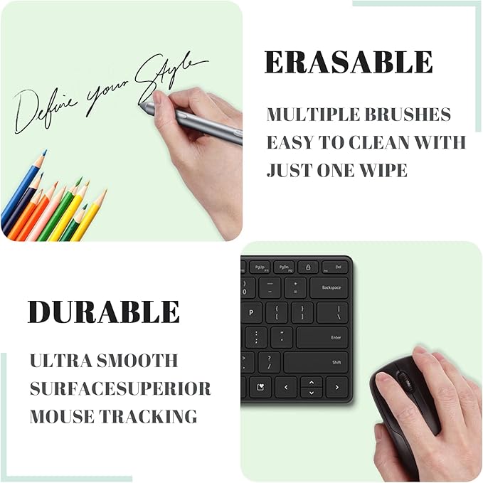 Dry Erase Desk Mat, Waterproof Desk Pad, Erasable Writing White Board for Making Plans, Non-Slip Large Desk Mat, Desktop Dry Erase Board for Office, Home, School (Green-1)