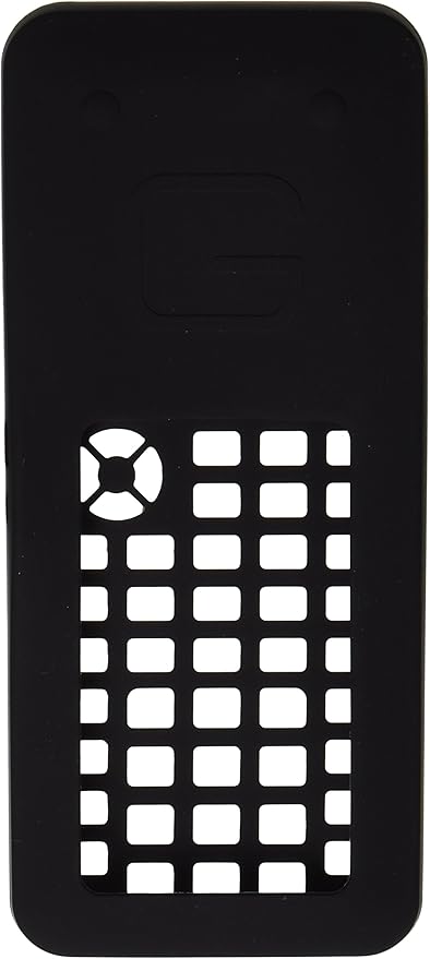 Guerrilla Silicone Case for Texas Instruments TI-84 Plus CE Color Edition Graphing Calculator With Screen protector and Graphing Ruler, Black