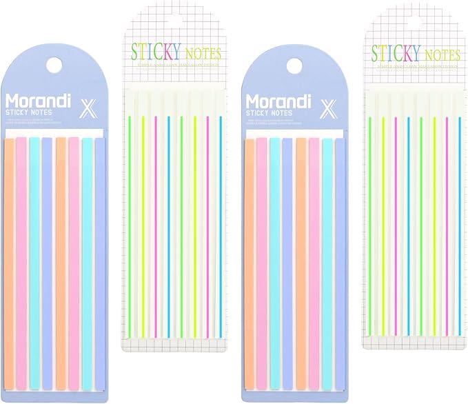 640 Pcs Mahjong Line Finder Reader Notes, Highlighter Tape Stripe, Transparent Sticky Mahjong Cards Rule Reader, Mahjong Accessories for Player, Beginner, No Adhesive Residue & Reusable