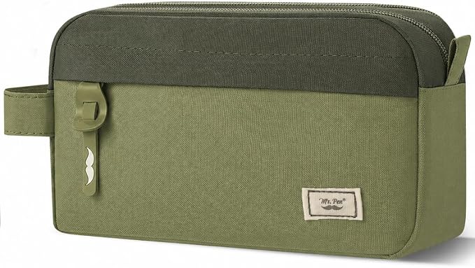Mr. Pen- High Capacity Pencil Case, Large Pencil Pouch with 3 Compartments and 2 Pockets, Large Pencil Bag with Smooth Zipper, Cute Pencil Case Pouch Organizer, School Supplies for Teens